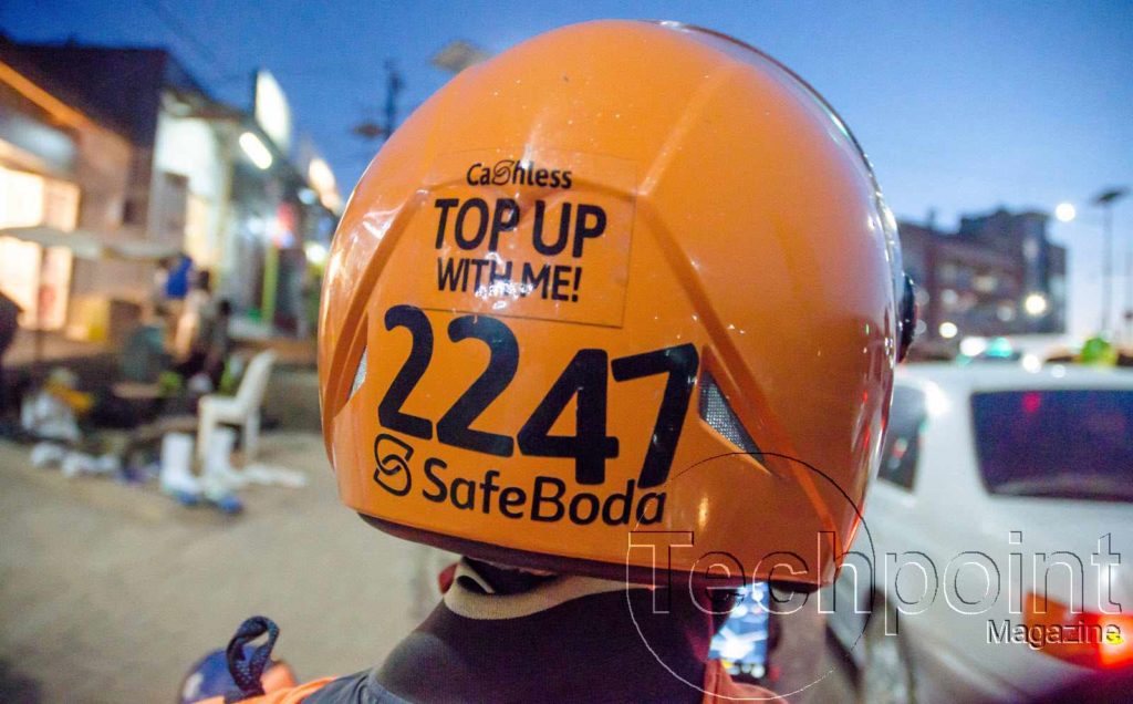 SafeBoda trip in Kampala