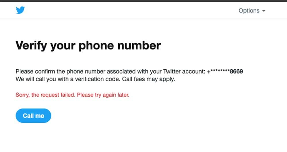 Twitter locked account phone verification