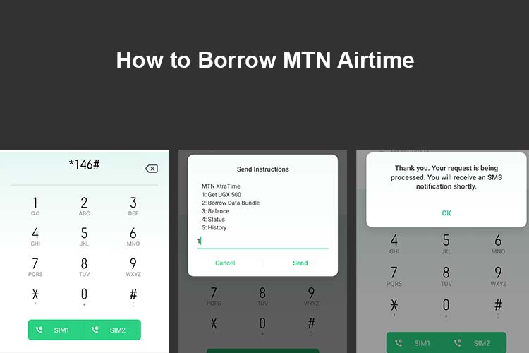 how to borrow mtn airtime